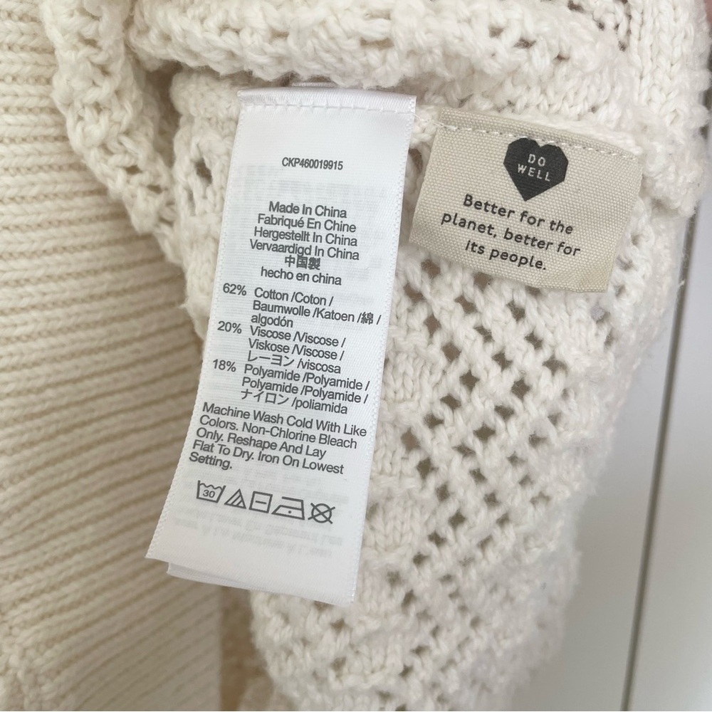 Madewell Atwater Crochet Sweater Tee - Picture 4 of 5